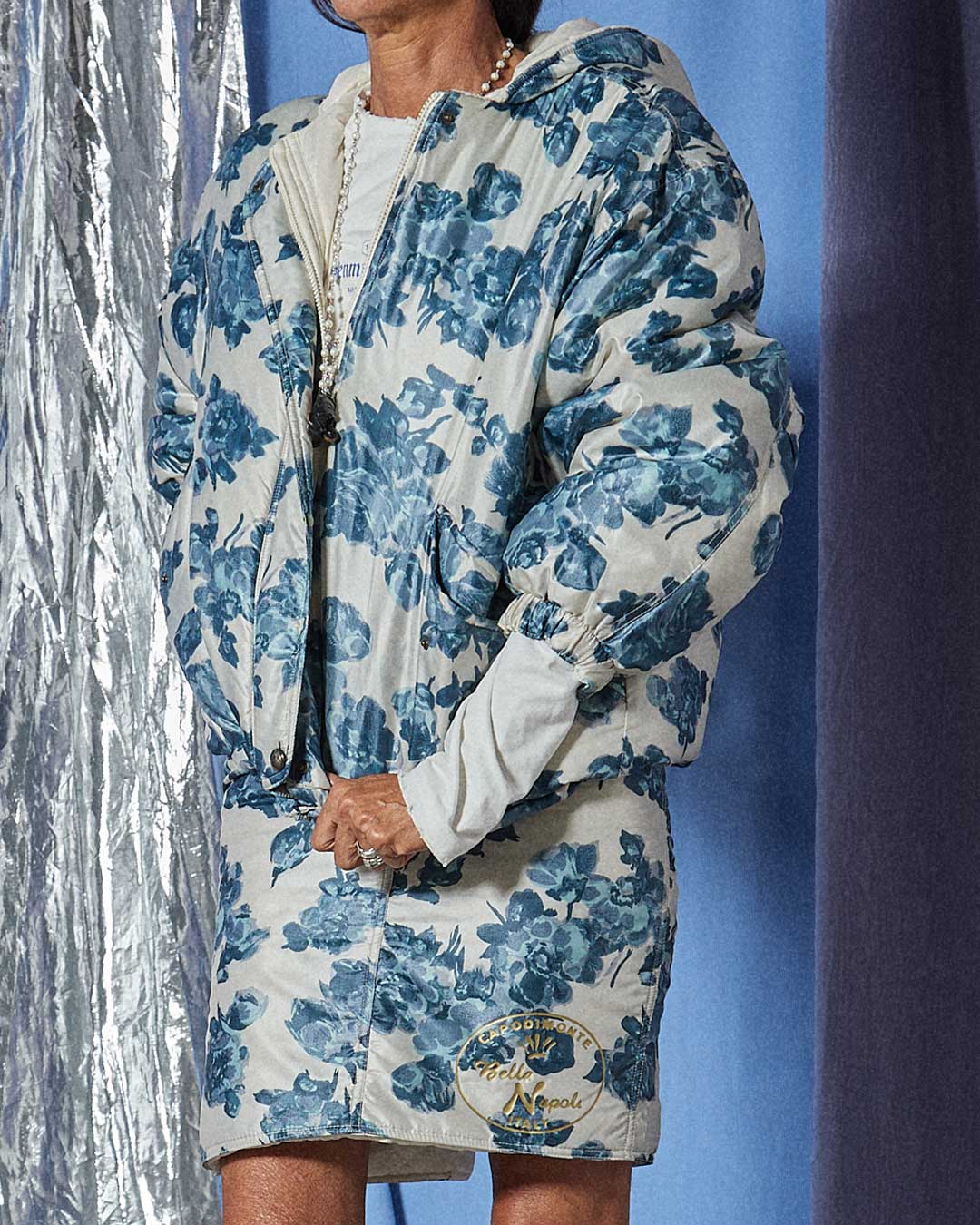 Coordinato imbottito fiori