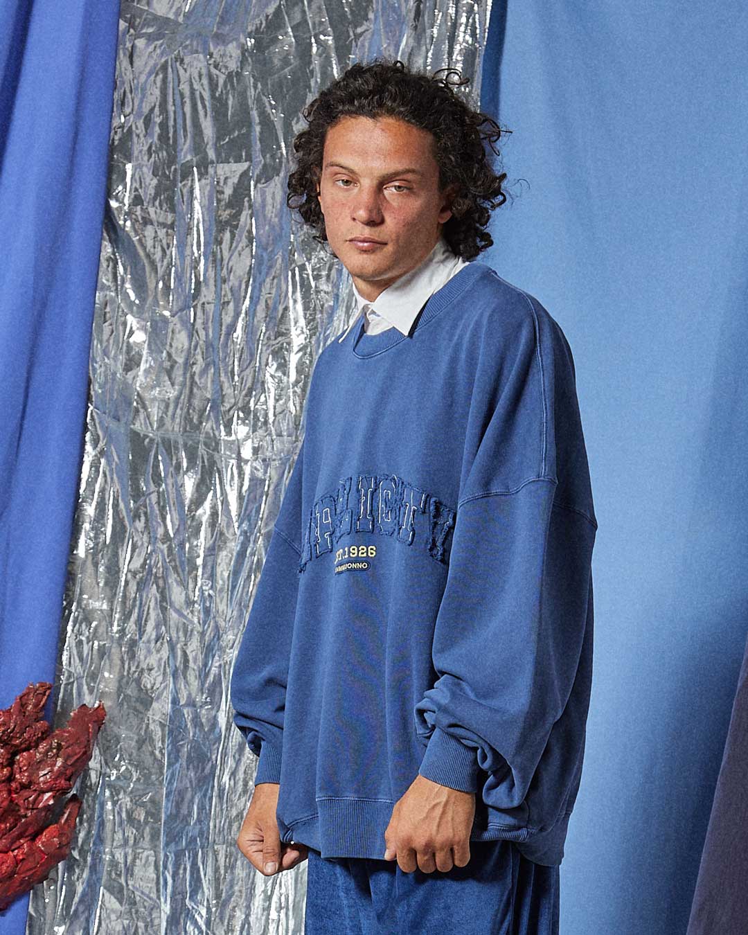 Felpa napolicity blu navy