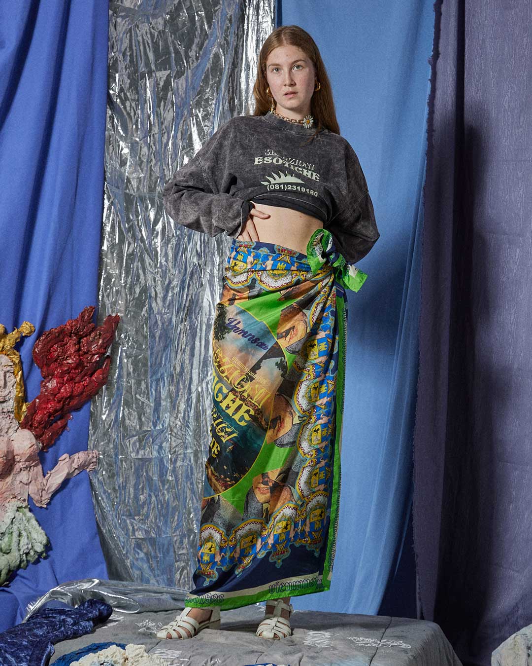 Maxi foulard Sergio Bruni