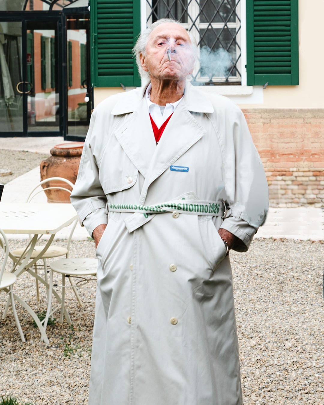 Trench coat green mary