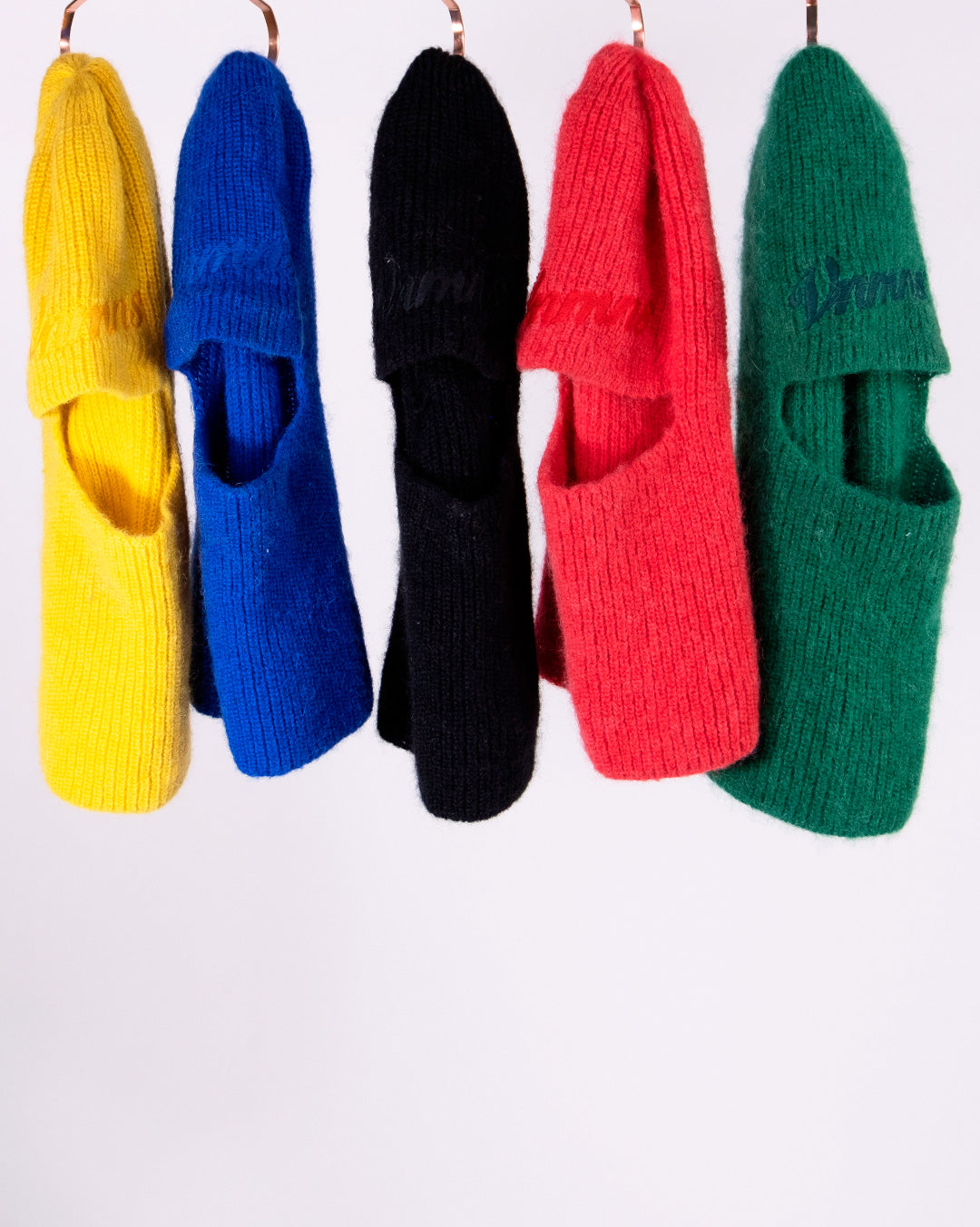 Balaclava lungo ricamato