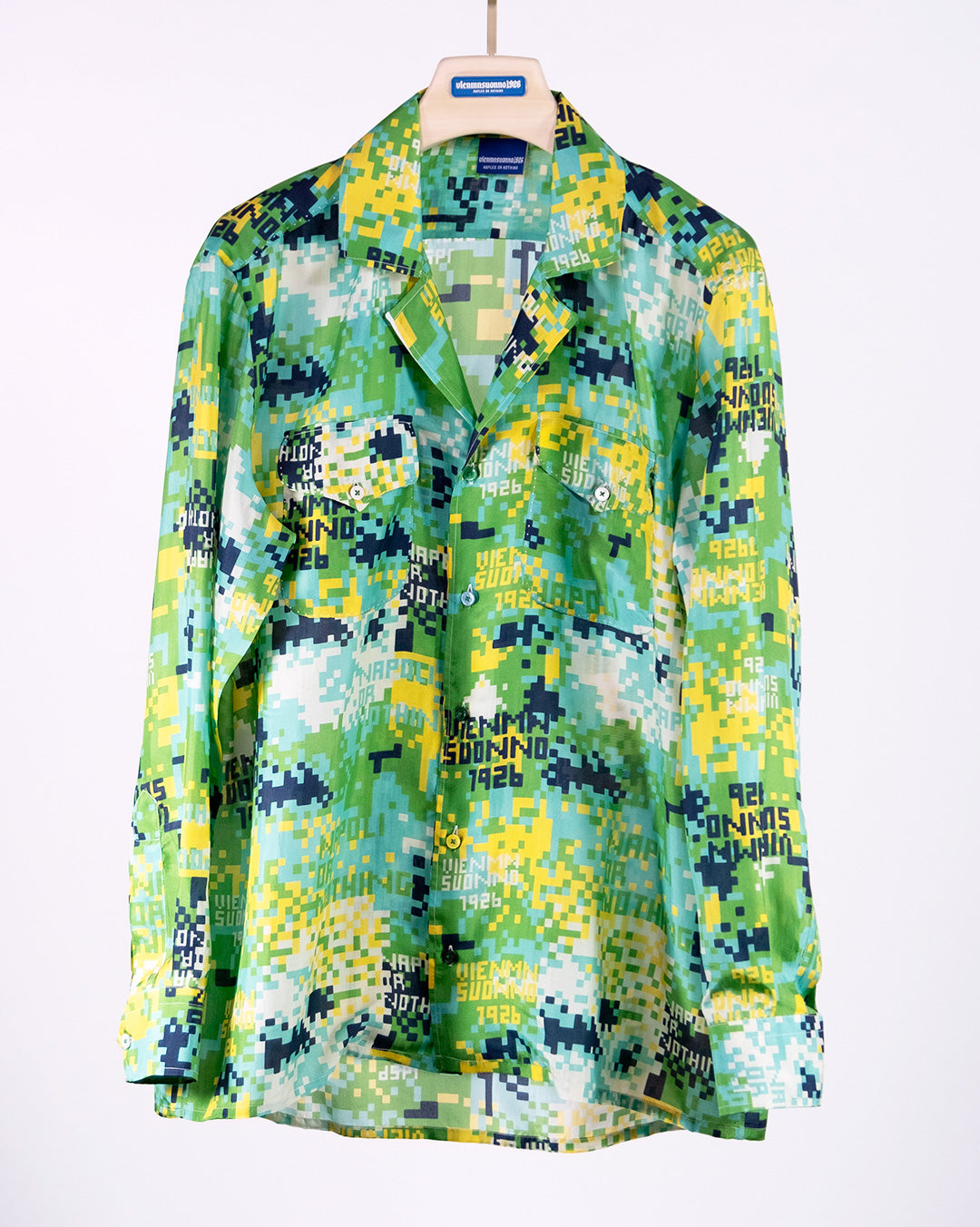 Camicia matercamo in seta