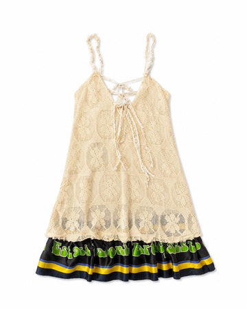 Robe en maille ajourée