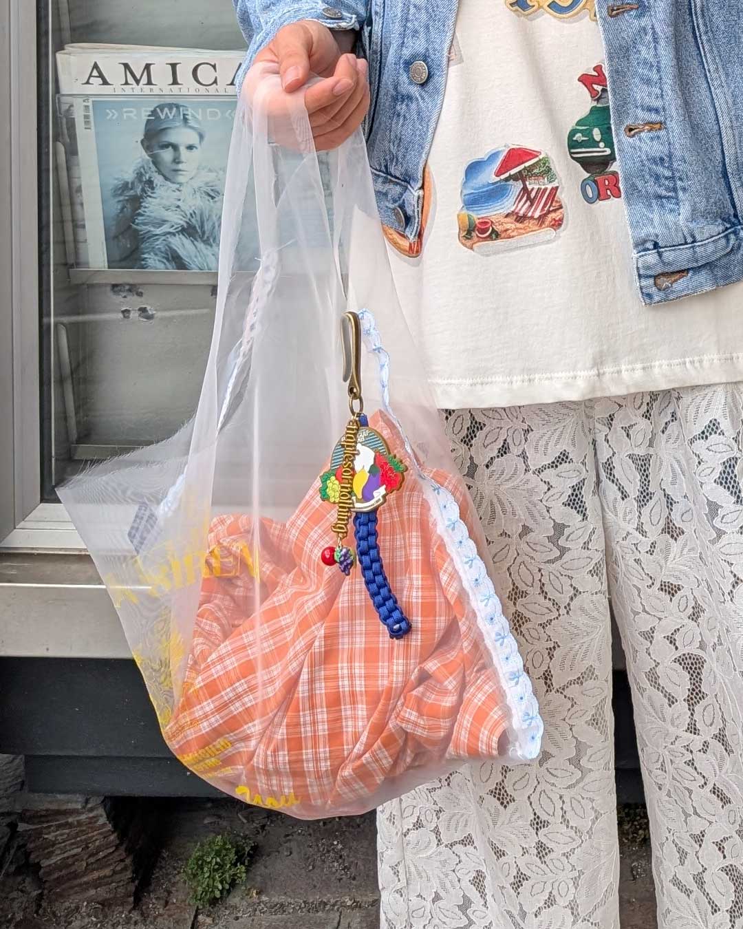 Shopper bag tulle market