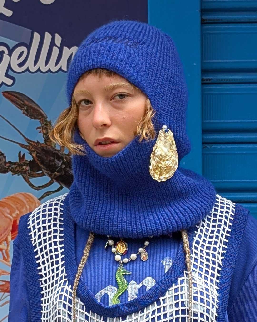 Balaclava lungo conchiglia