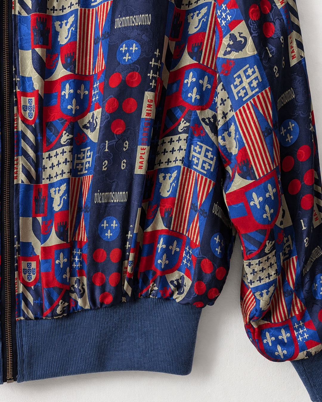 Sergio Bruni silk bomber jacket