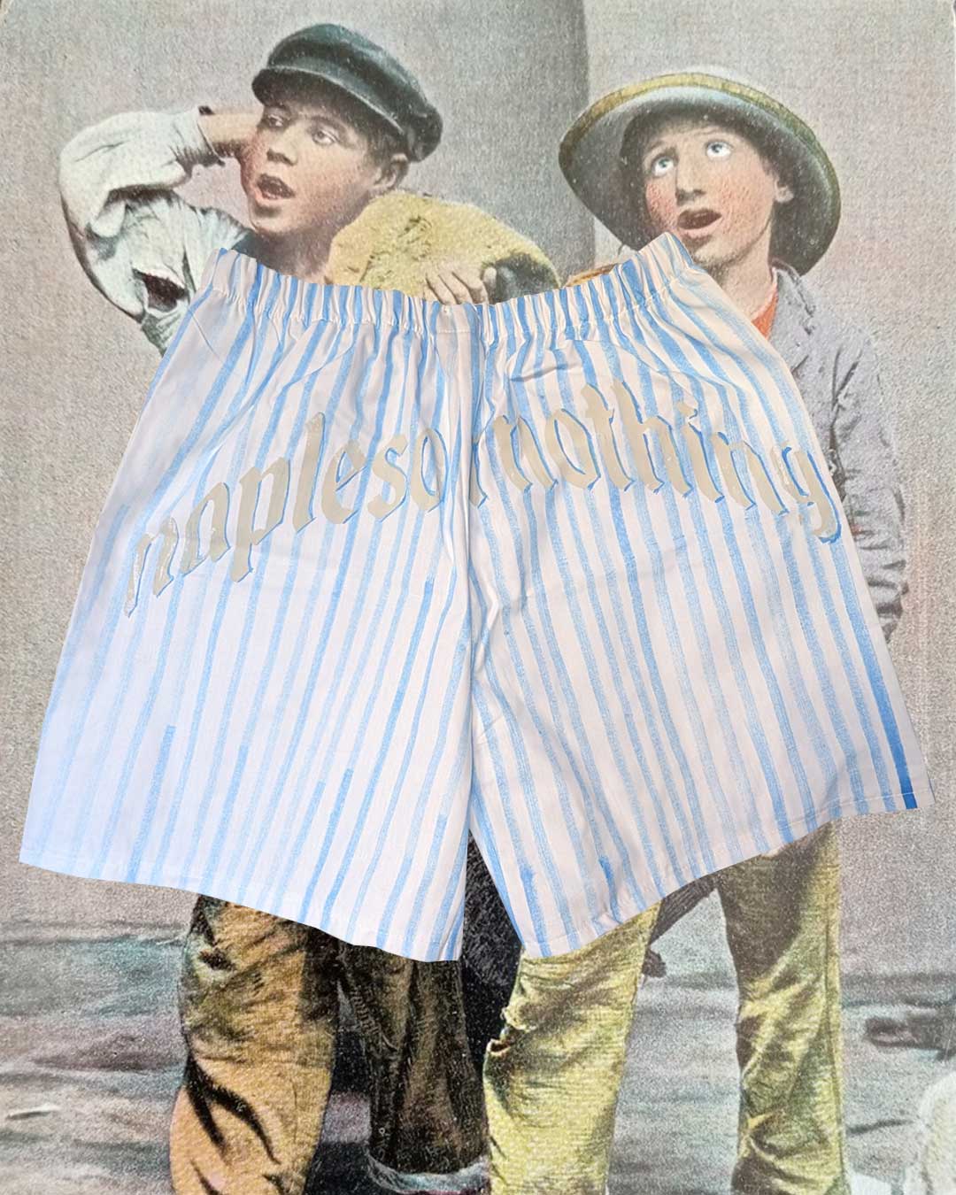 Scugnizzo boxer azzurro