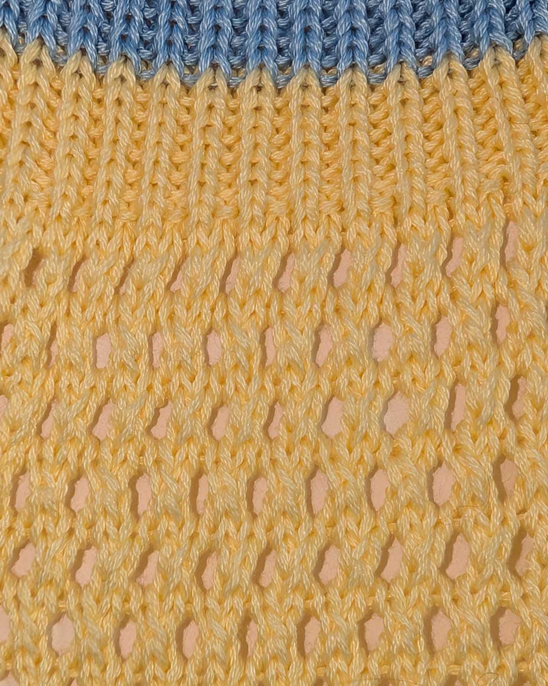 Calzini in crochet gialli