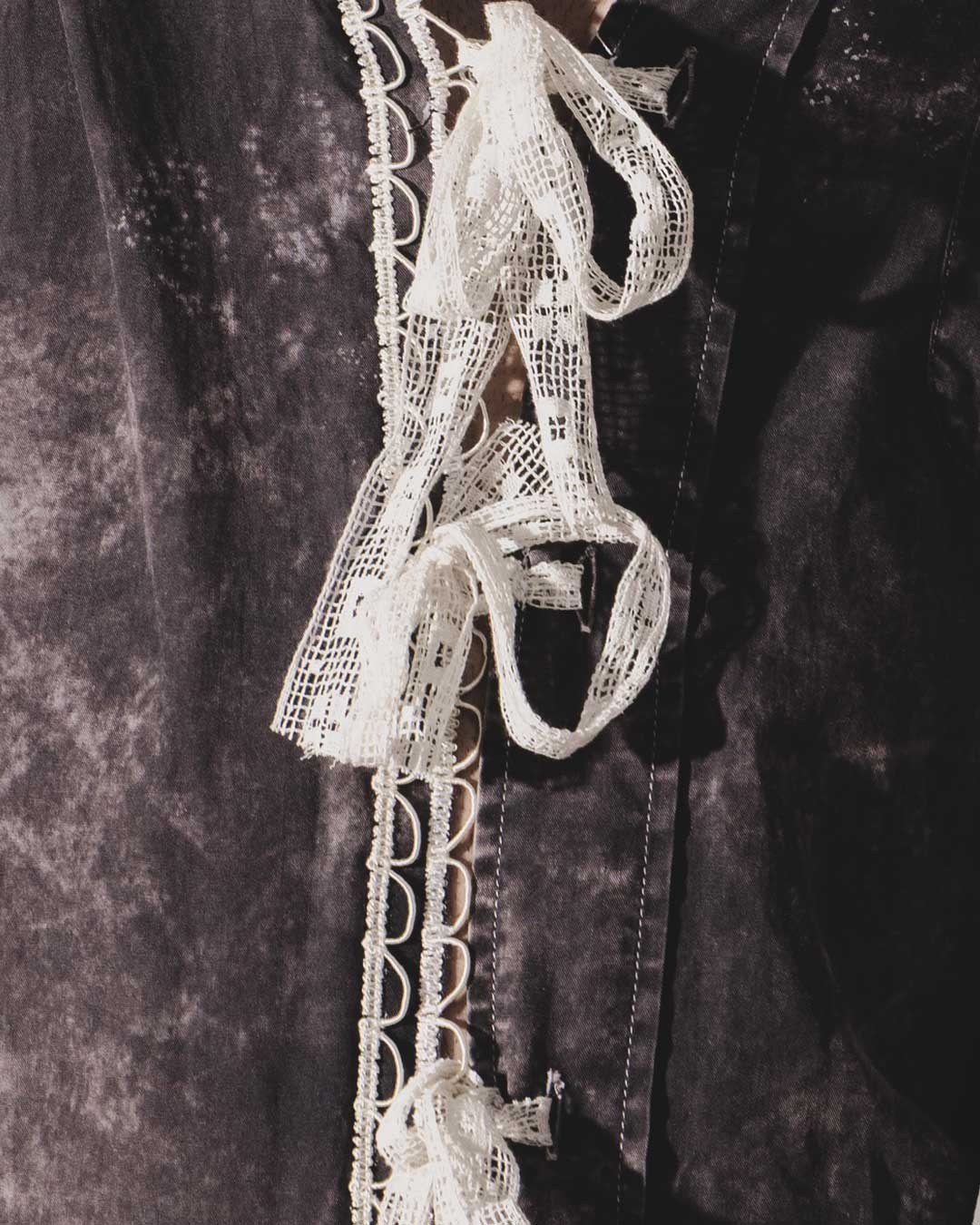 Camicia marble carulì strass