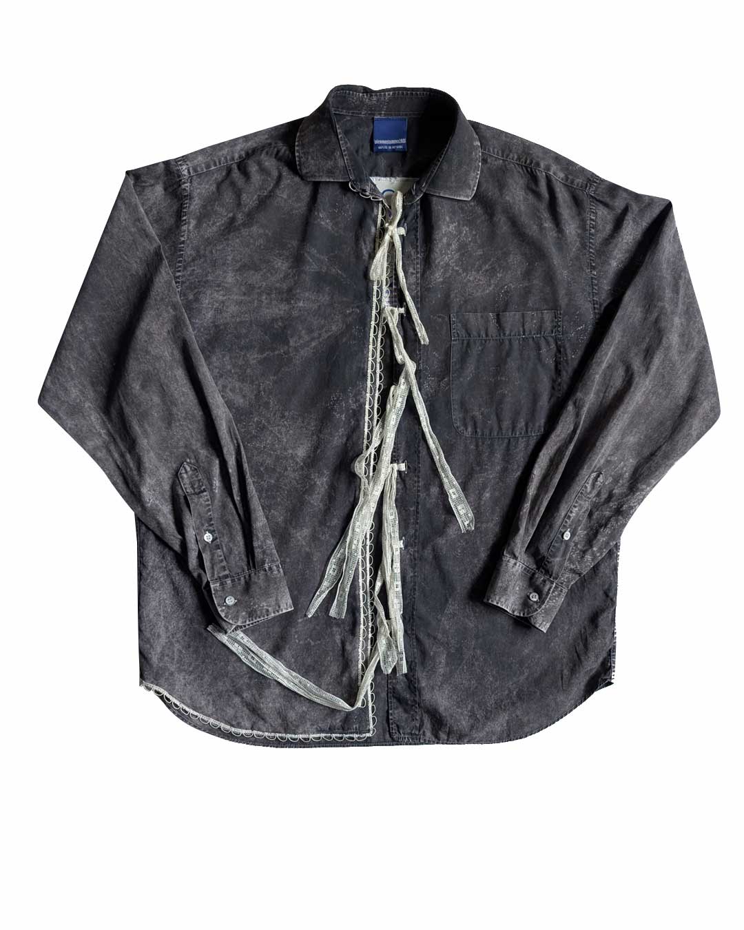 Camicia marble carulì strass