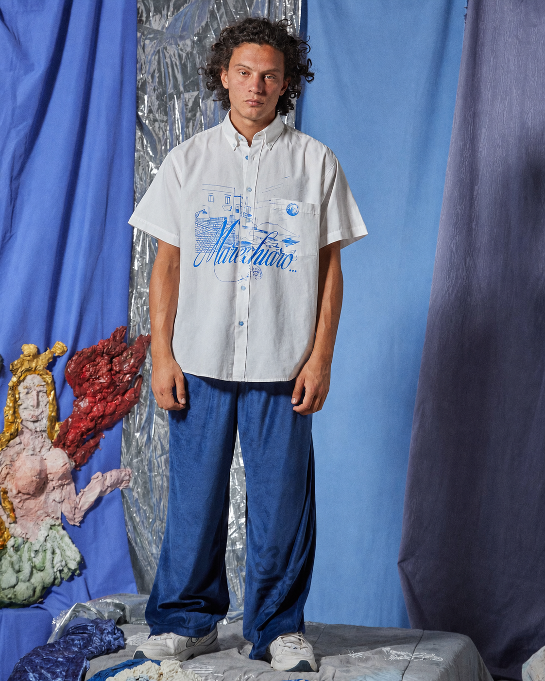 Carulì shirt with rhinestones