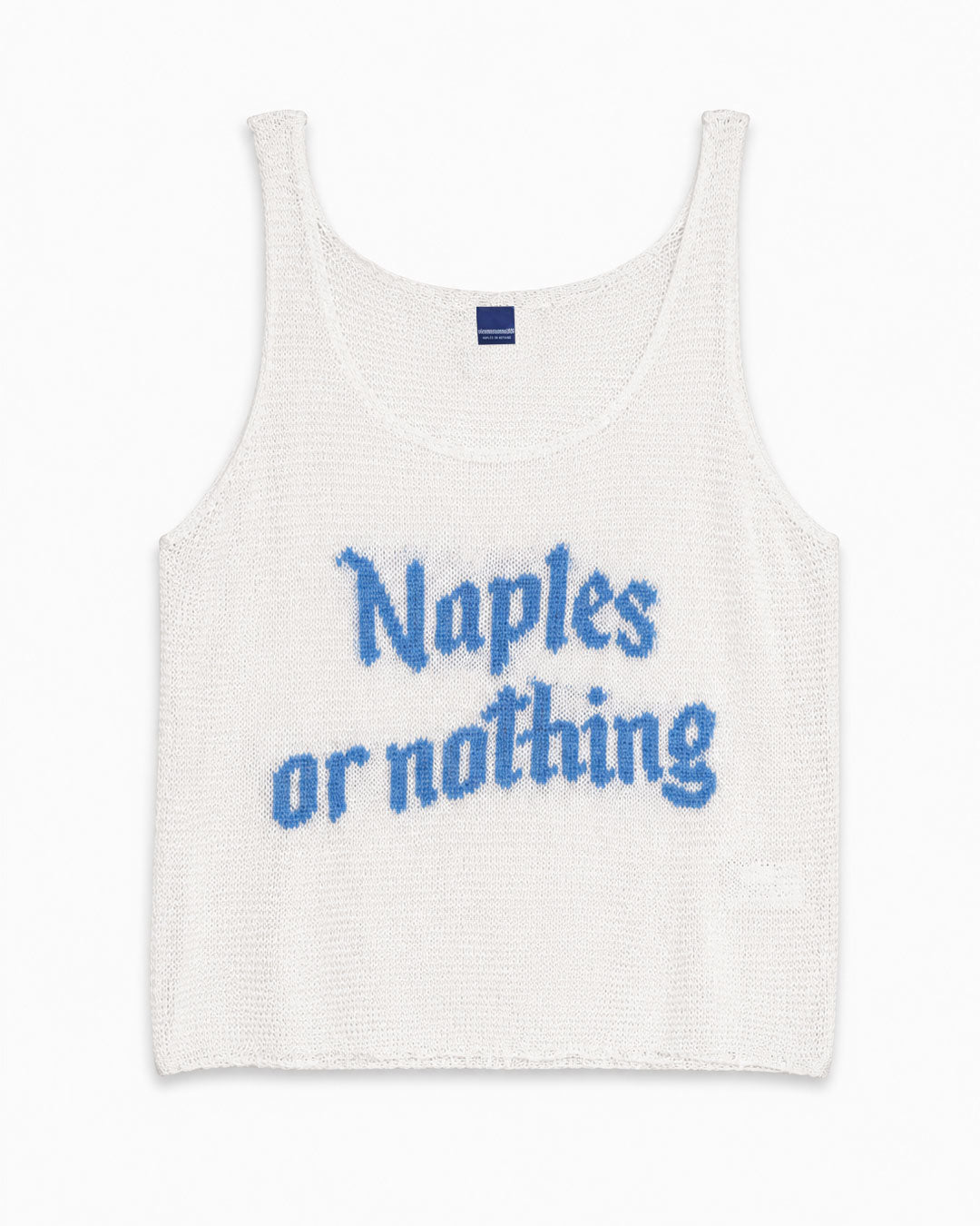 Canotta Naples or nothing mesh lino