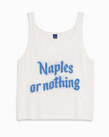 Canotta Naples or nothing mesh lino