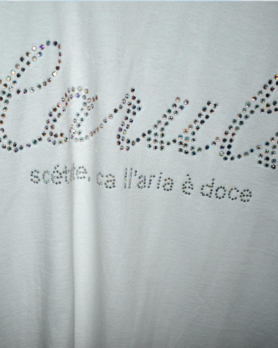 T-shirt carulì strass
