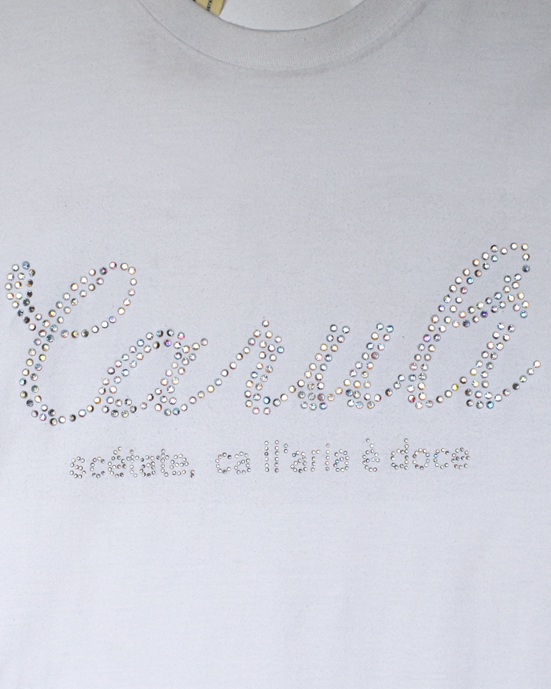 T-shirt carulì strass