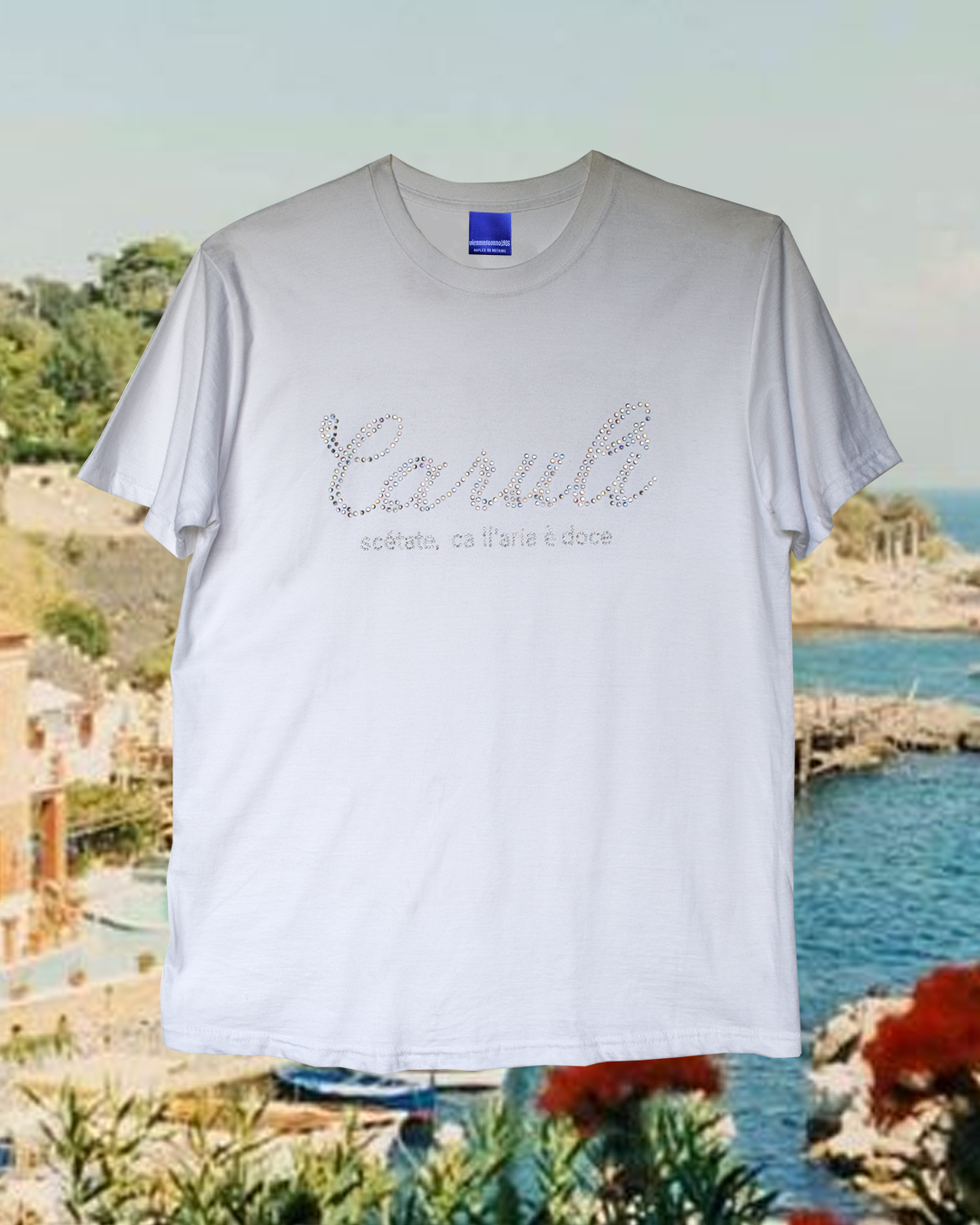 T-shirt carulì strass