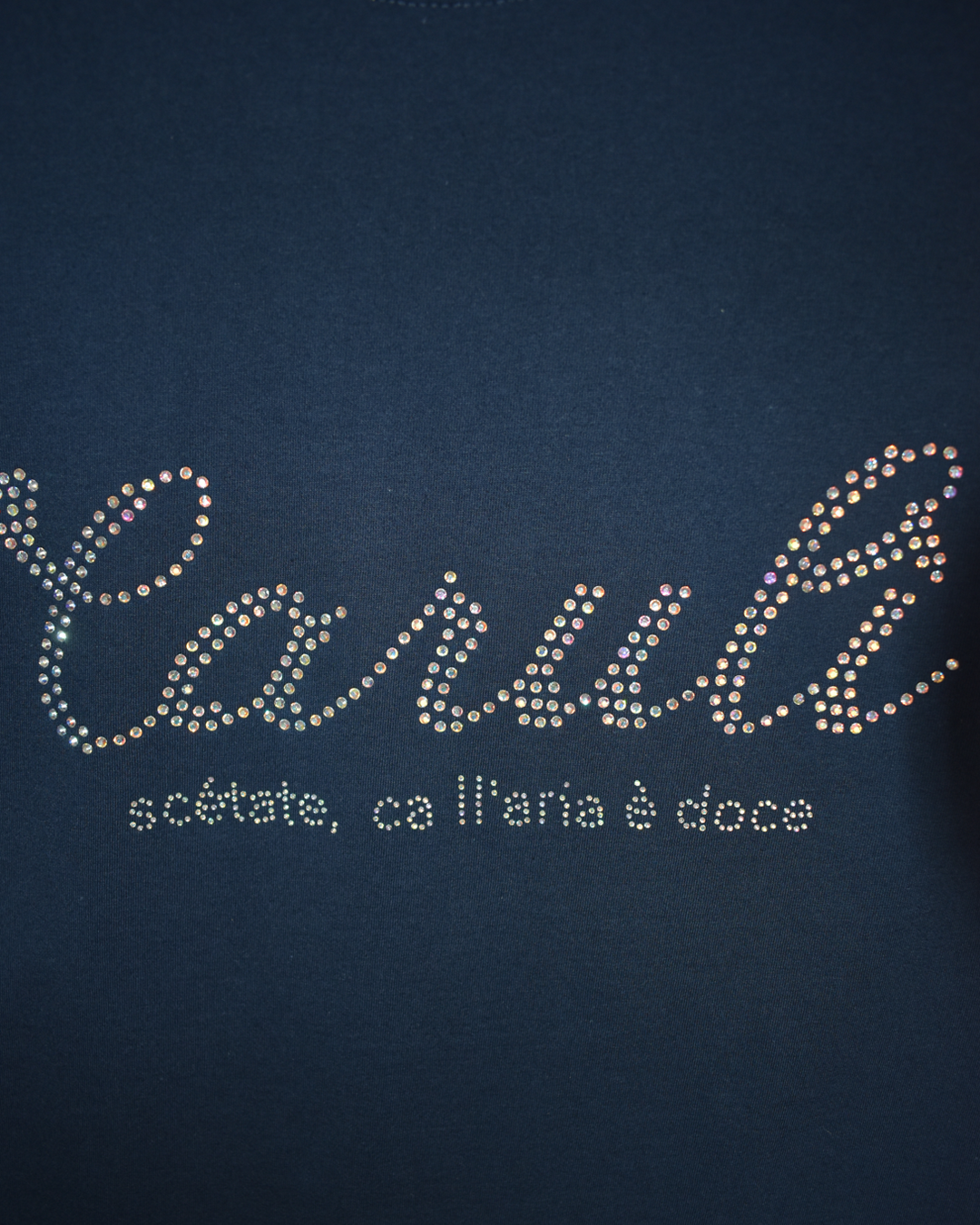 T-shirt carulì strass