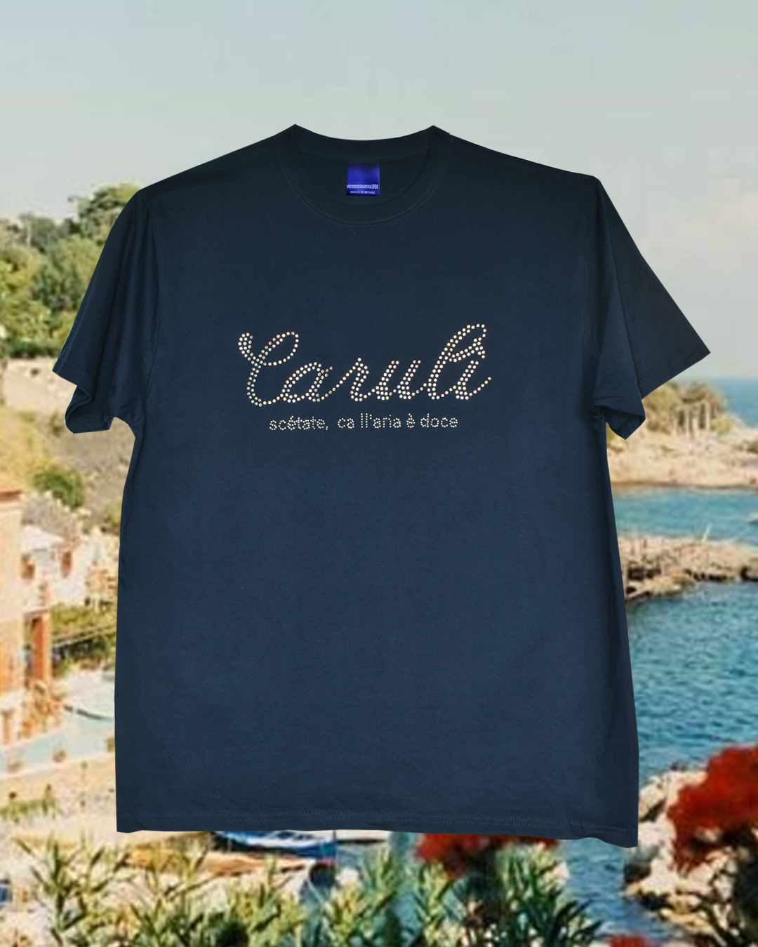T-shirt carulì strass
