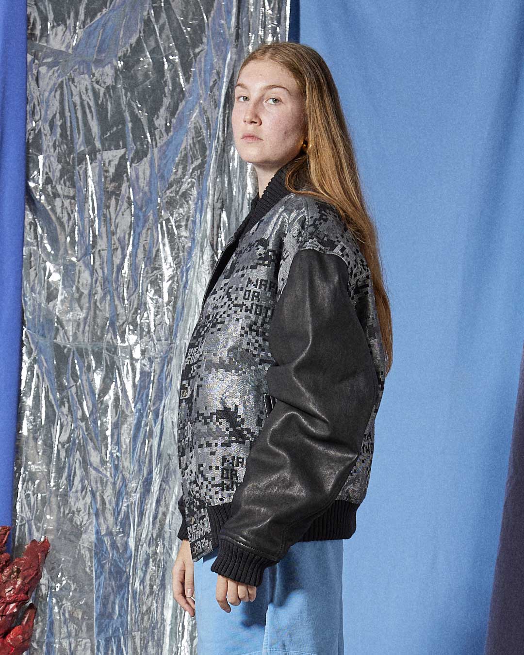 College in pelle e tessuto matercamo