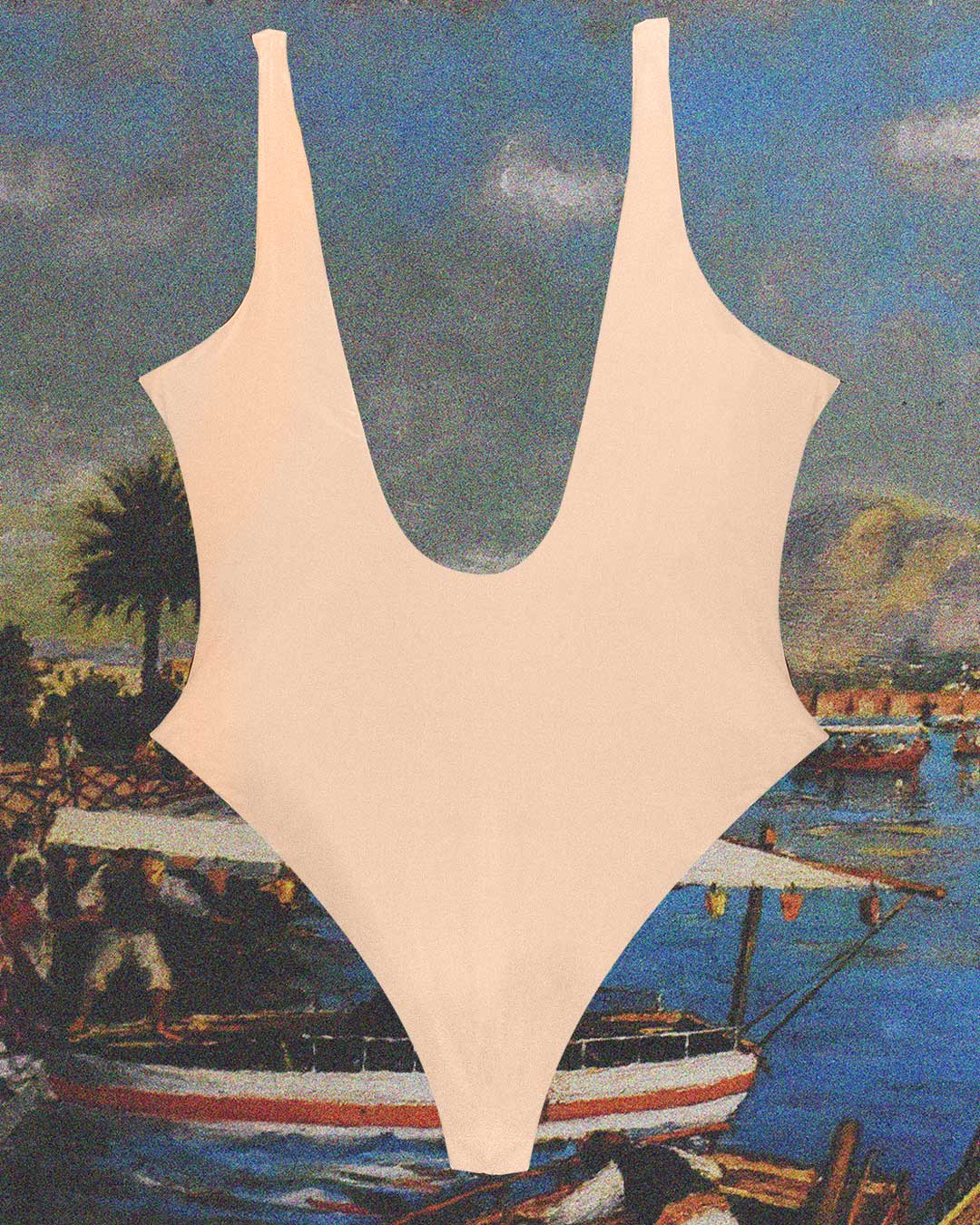 Costume intero paesaggio Marechiaro