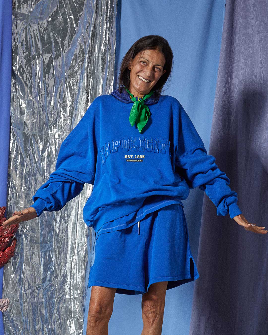 Felpa napolicity blu