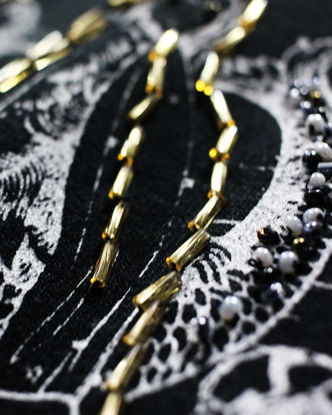 Felpa ricamata parthenope