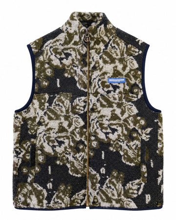 Gilet fleuri