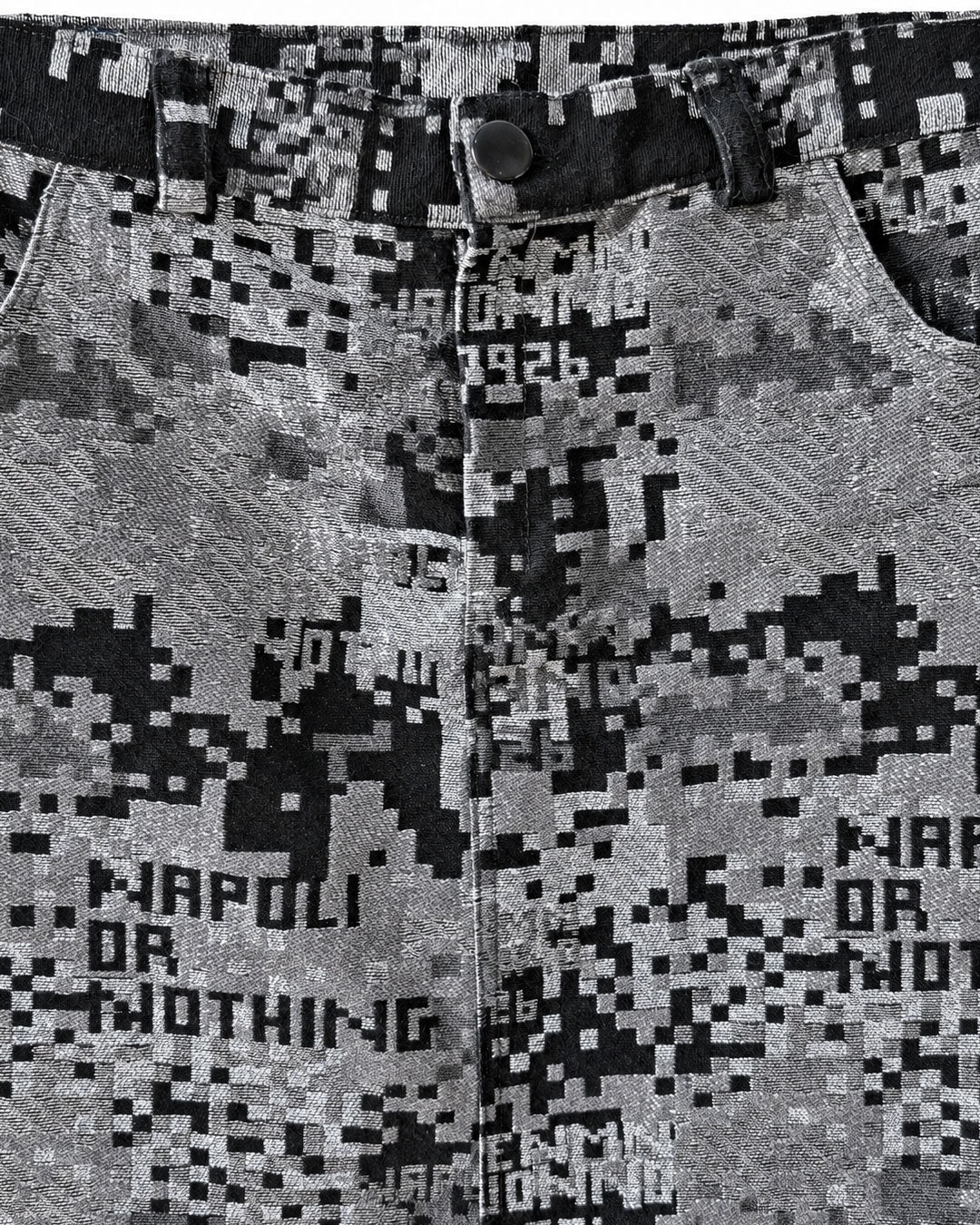 Jupe jacquard matercamo noire