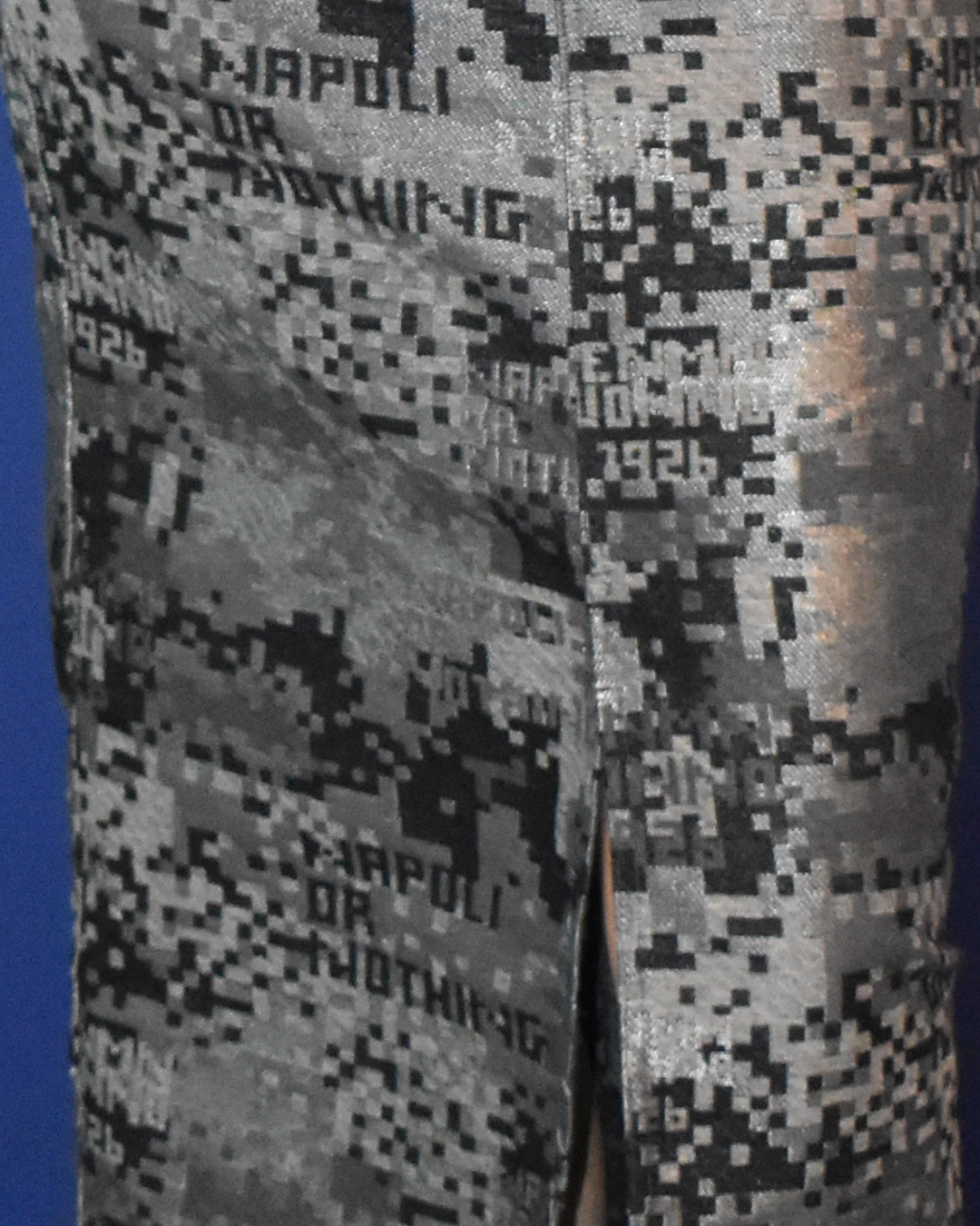 Gonna jacquard matercamo black
