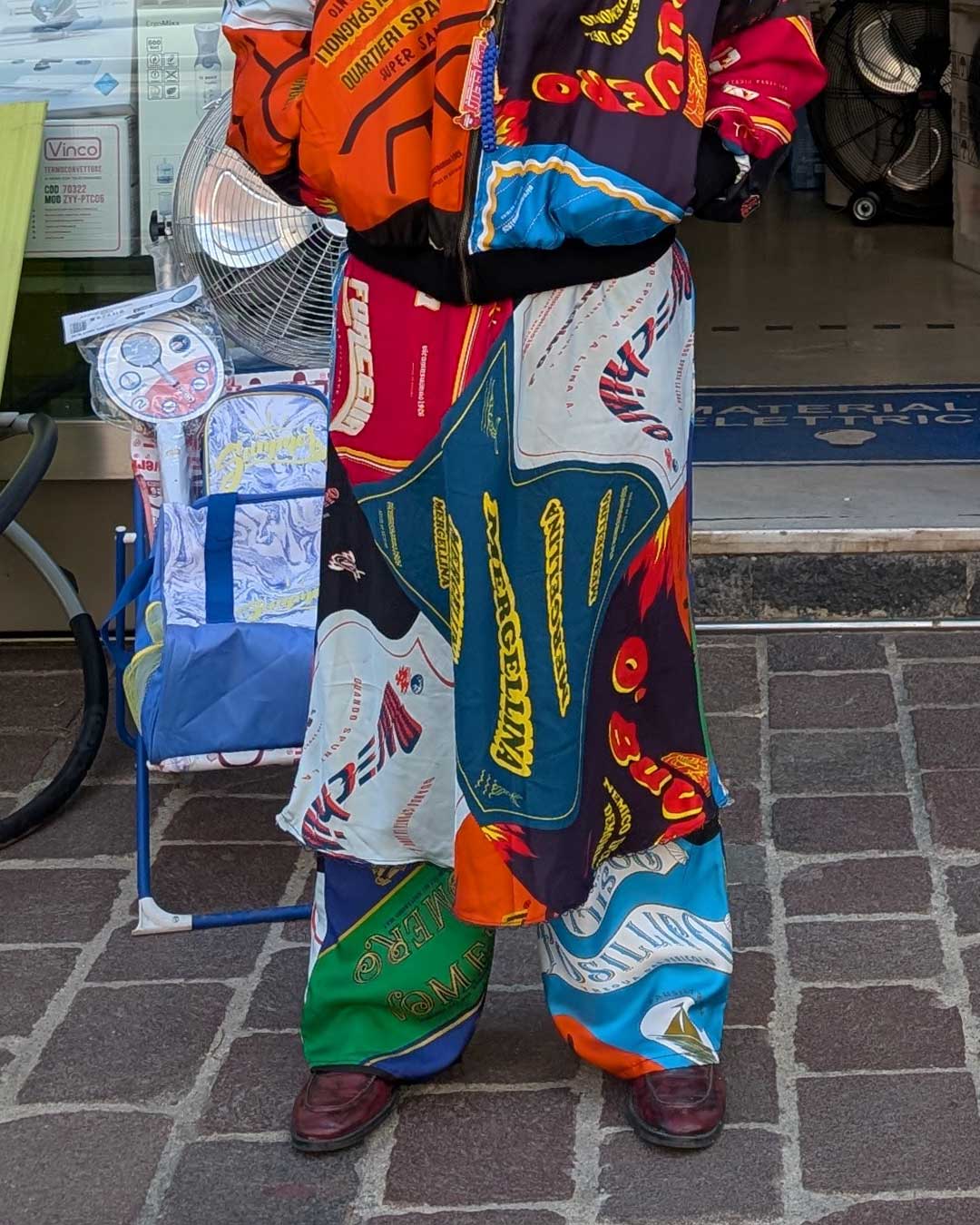 Pantalone seta quartieri