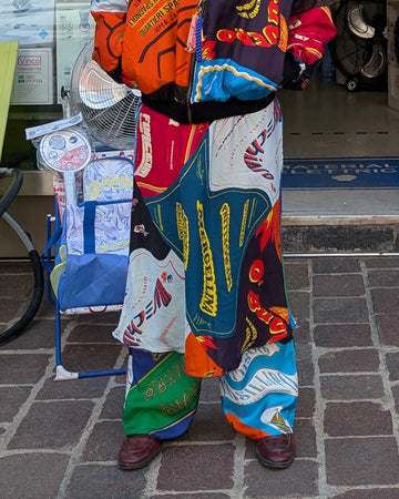 Pantalone seta quartieri