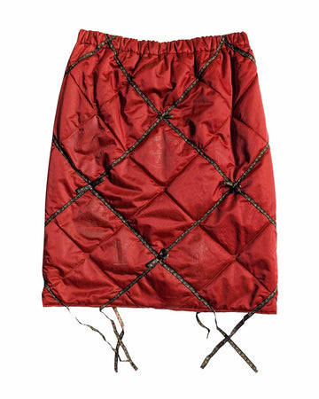 Gonna puffy con passamanerie