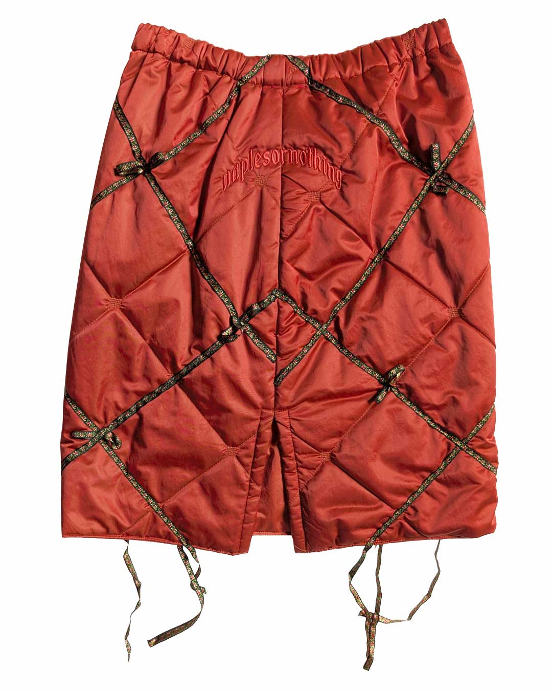 Gonna puffy con passamanerie