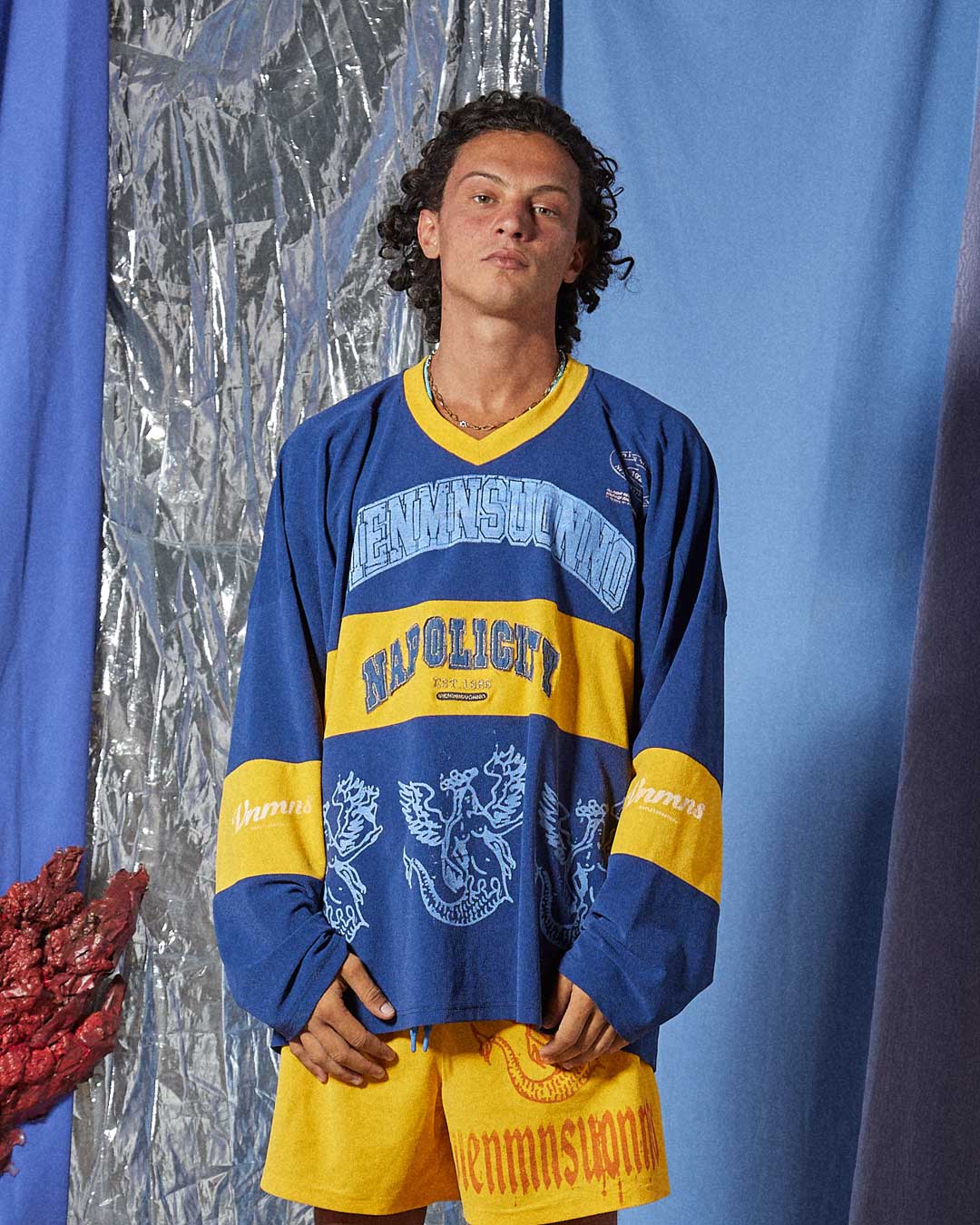 Hockey in spugna blu