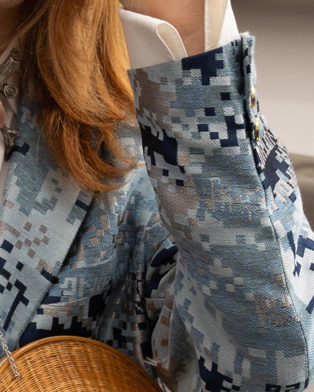 Suit jacquard sartoriale matercamo