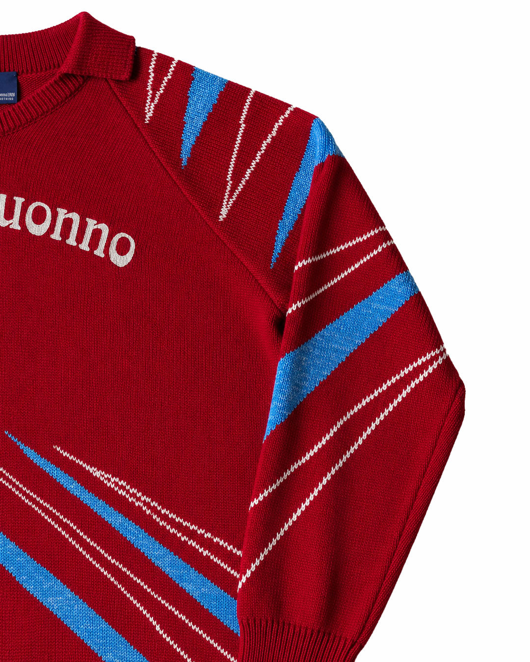 Polo rossa in maglieria