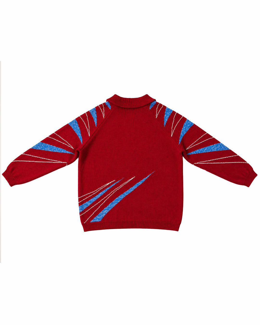 Polo rossa in maglieria