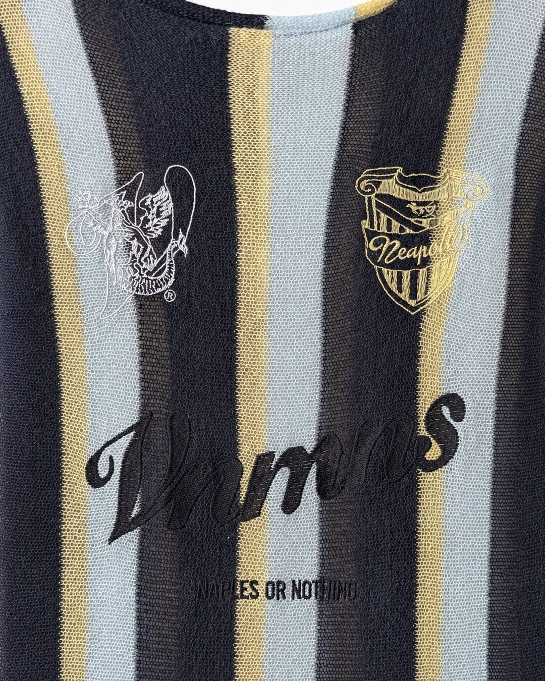 Longsleeve a fasce in mohair