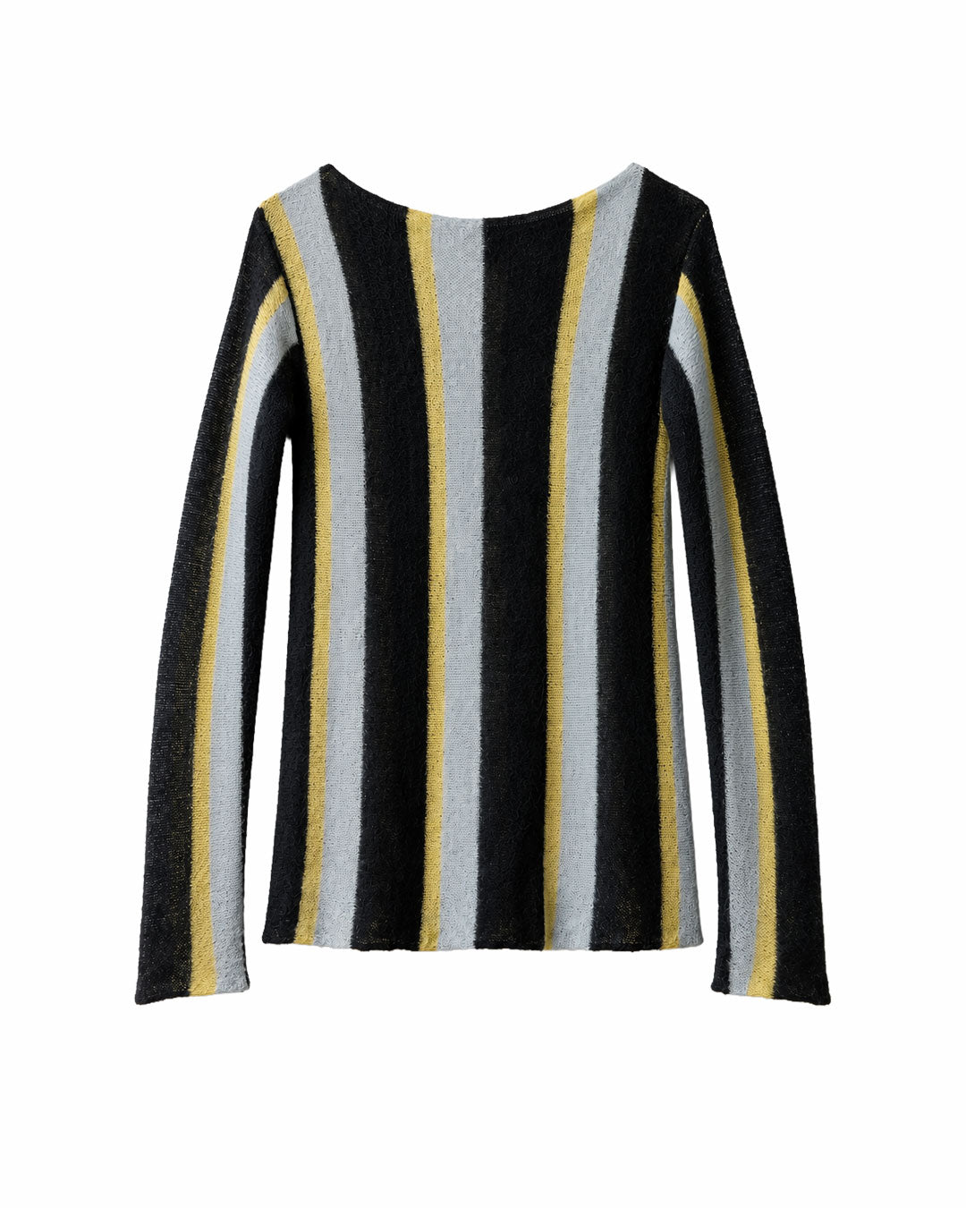 Longsleeve a fasce in mohair