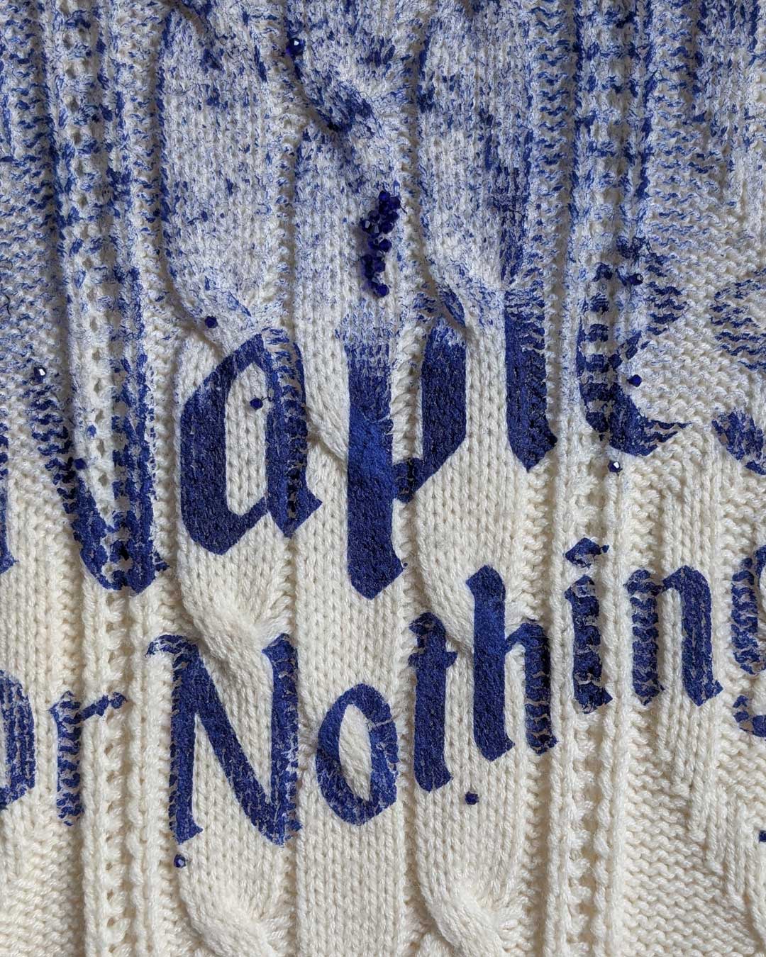 Maglione Naples or nothing crystal