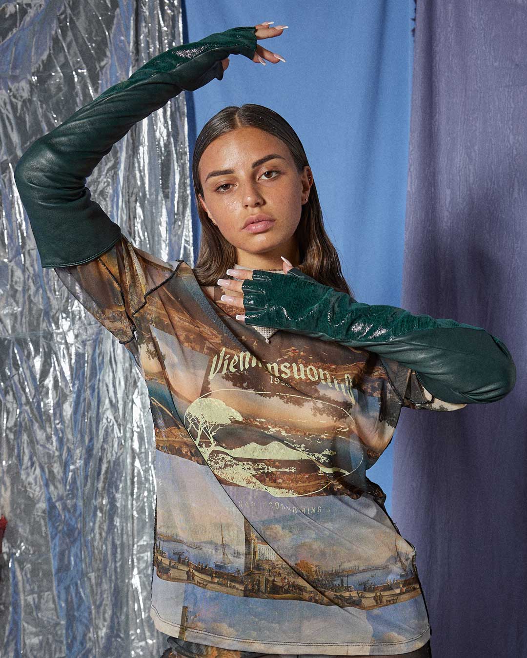 Turtleneck mesh napoli antica