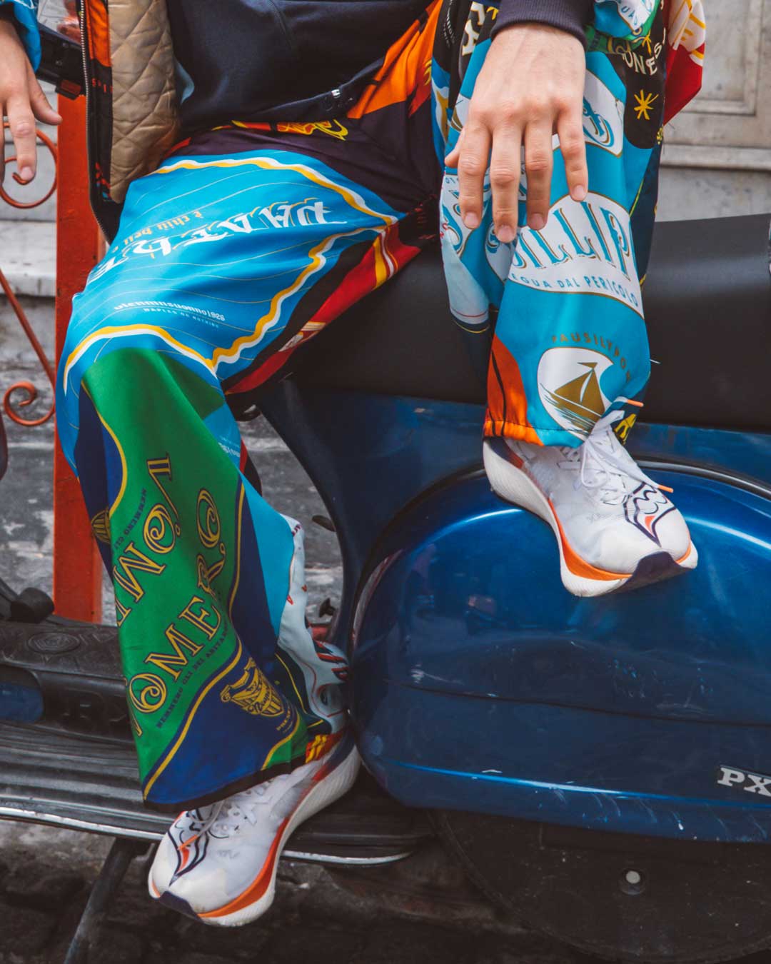 Pantalone seta quartieri