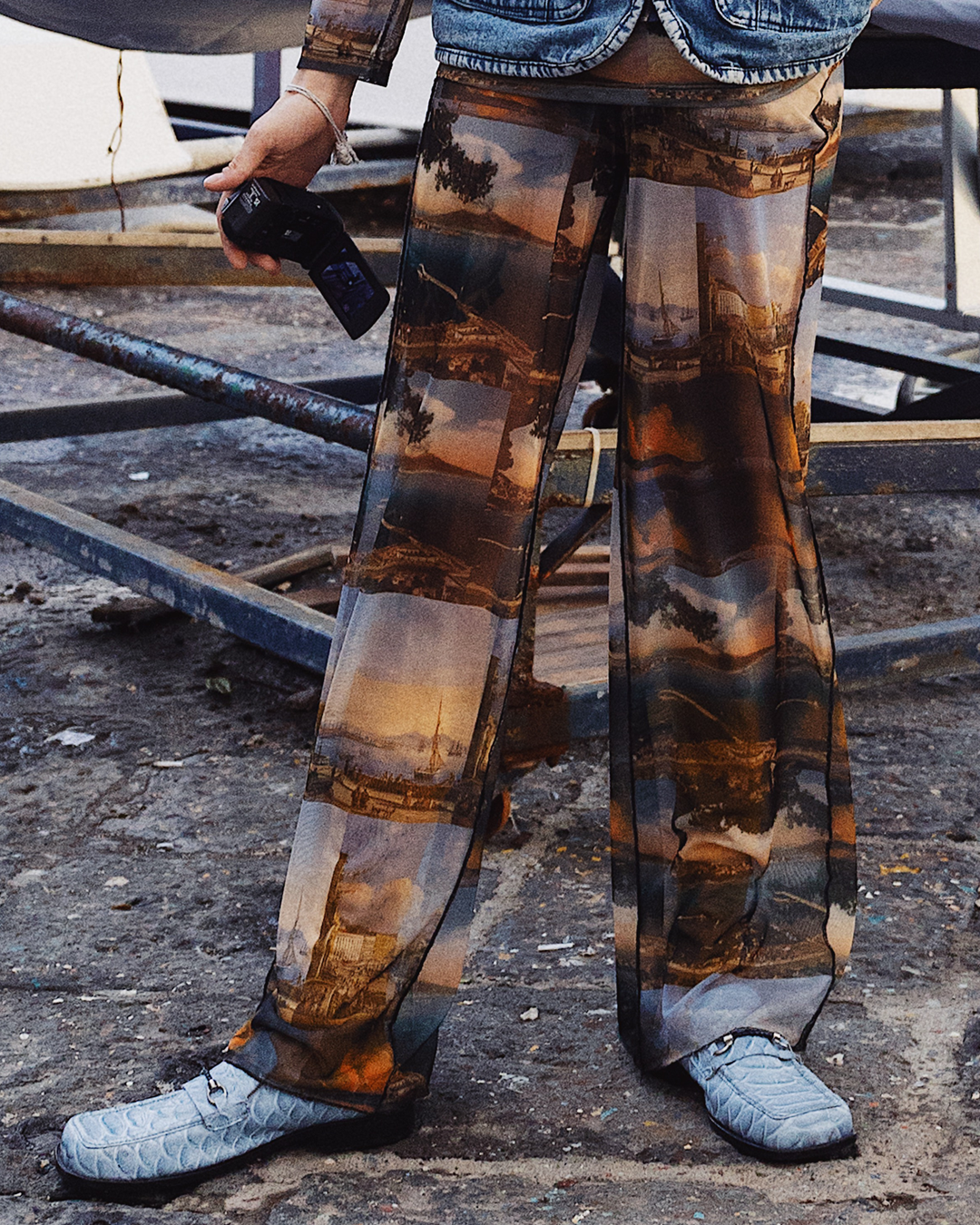 PANTALONE MESH NAPOLI ANTICA