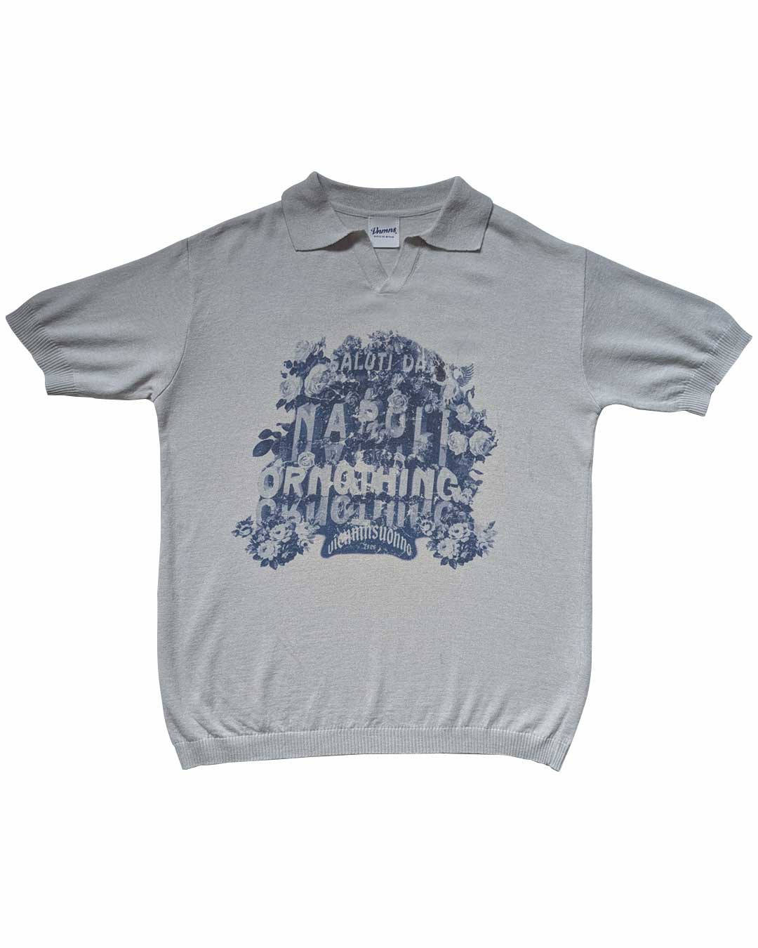 Polo en maille "Saluti da Napoli or nothing"