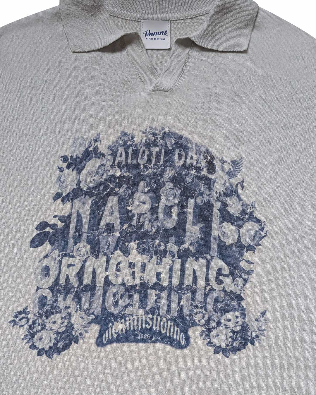 Polo in maglia "Saluti da Napoli or nothing"