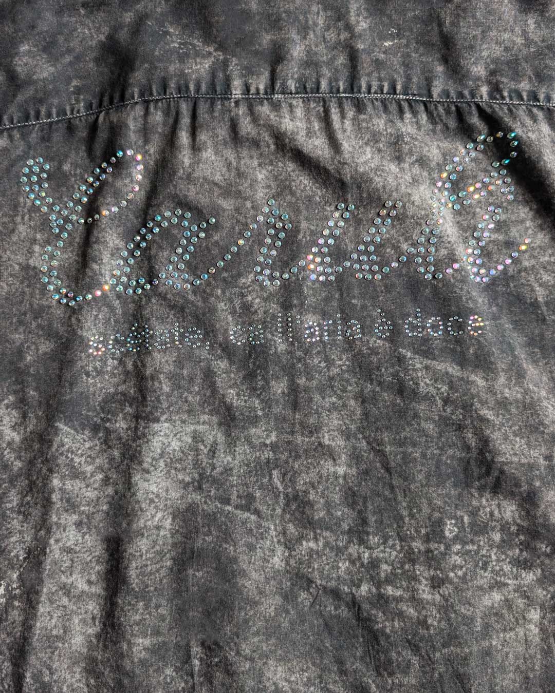 Camicia marble carulì strass