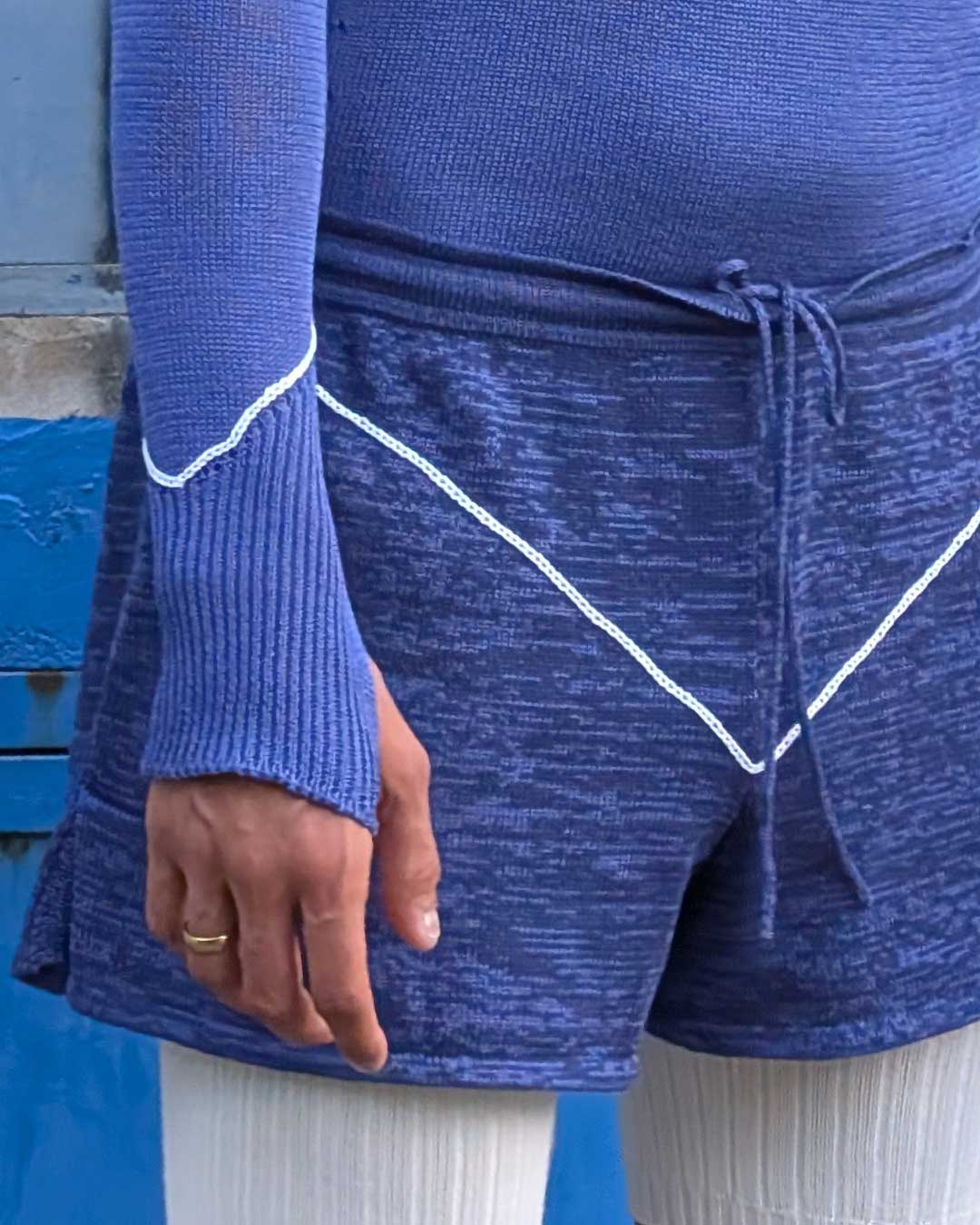 Shorts tecnici in maglieria