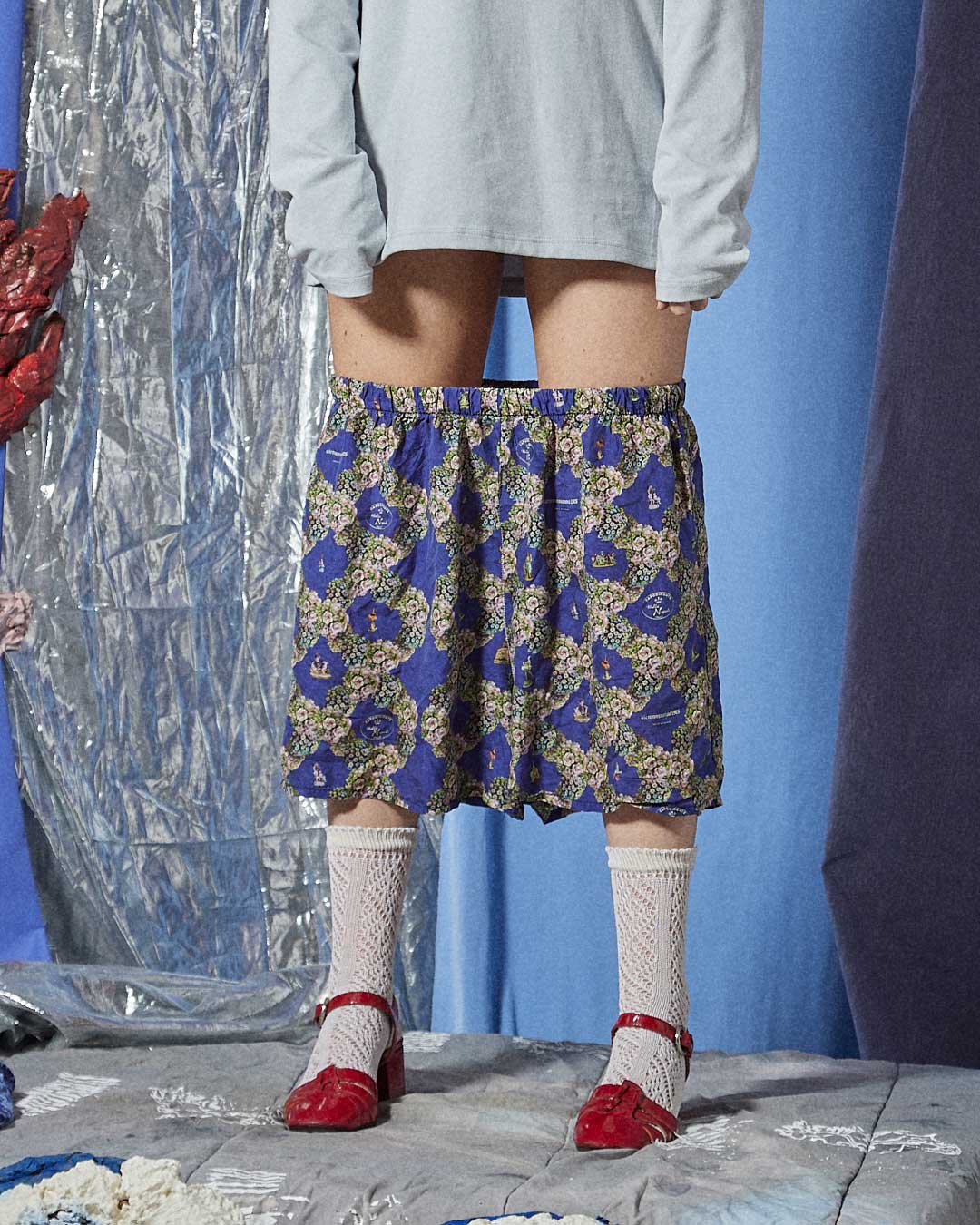 Short capodimonte seta