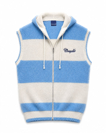 Parthenope sleeveless jacket with zip