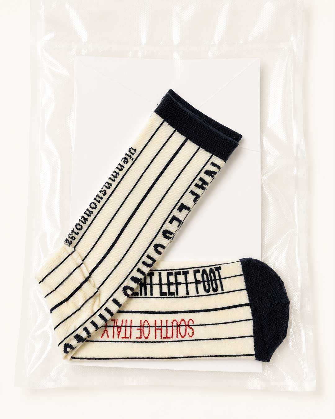 Off-white striped socks